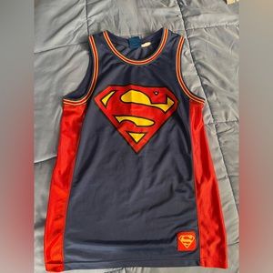 Vintage Superman # 1 Basketball Jersey Men’s Med/Large by DC Comics